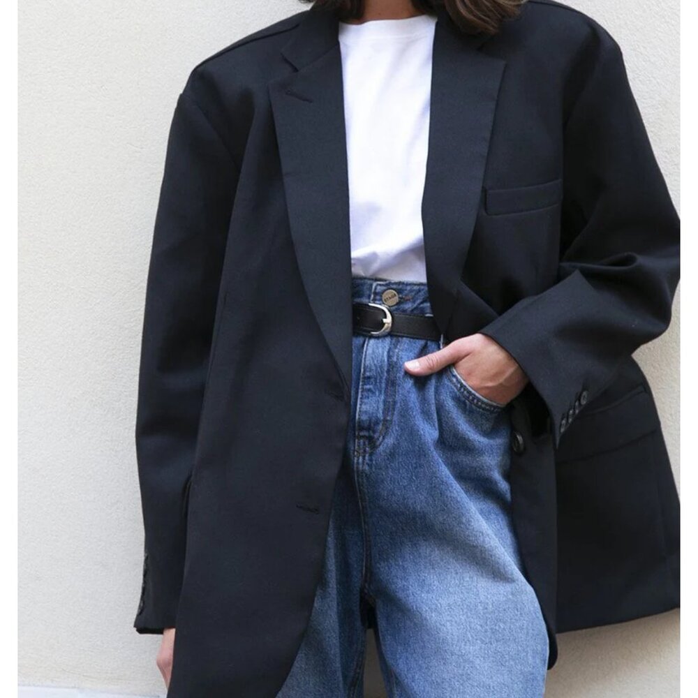 The Frankie Shop Oversized Boyfriend Blazer